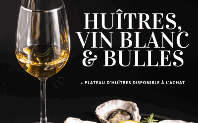 Dégustation d’huîtres, vins blancs & bulles 🦪🥂